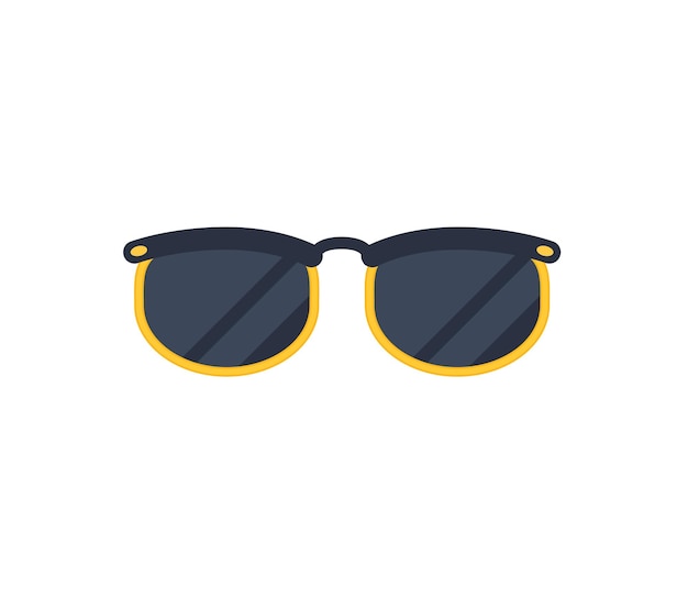 Sunglasses vector isolated icon. Sunglasses emoji illustration. Sunglasses vector isolated emoticon