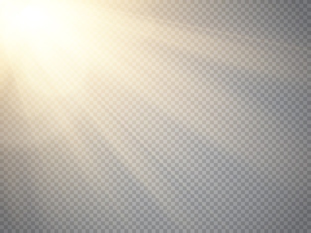 Sunlight special lens flare light effect.  Vector illustration