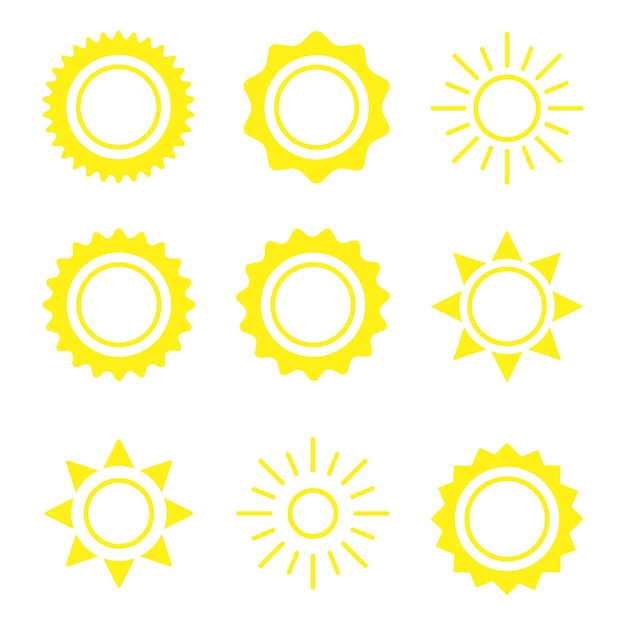 Suns set icons