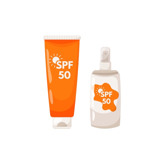 Sunscreen and aftersun lotionMoisturizing and protecting the skin from the suns ultraviolet rays