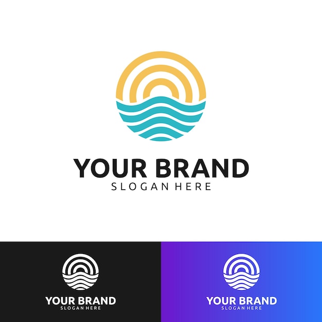 SUNSET BEACH LOGO DESIGN