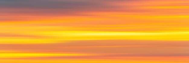 Vector sunset sky clouds, panoramic image, vector background