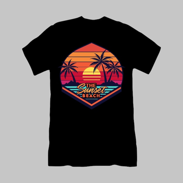 Sunset t Shirt Design