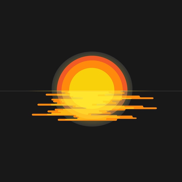 Vector sunset1