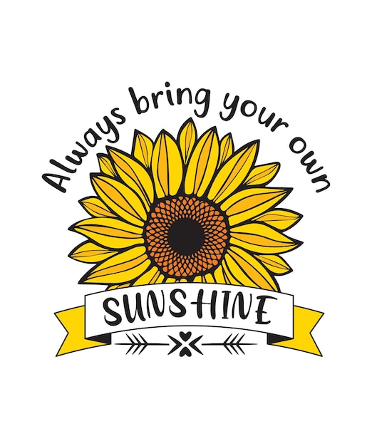 SUNSHINE VECTOR TSHIRT