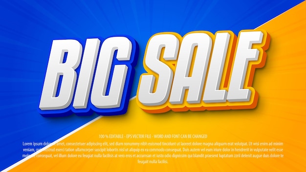 Super big sale 3d style editable text effect