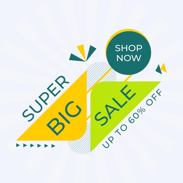 super big sale banner collection design