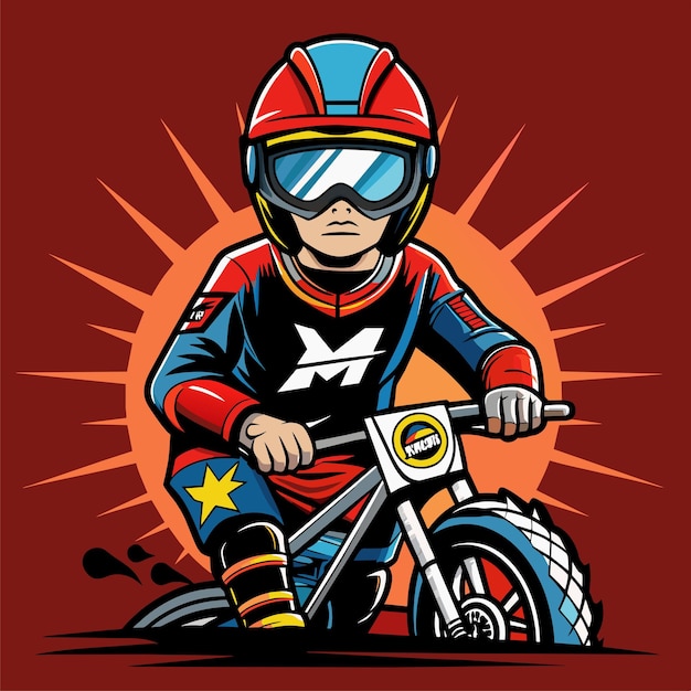 Super Bikers tshirt sticker desgin