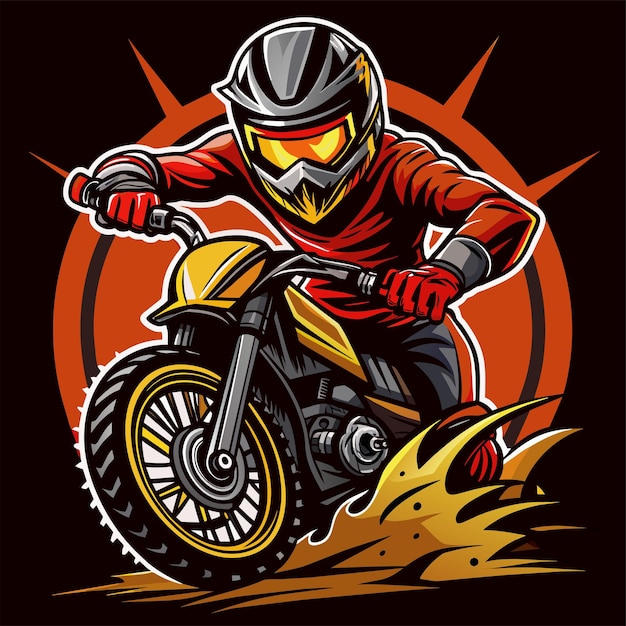 Super Bikers tshirt sticker desgin