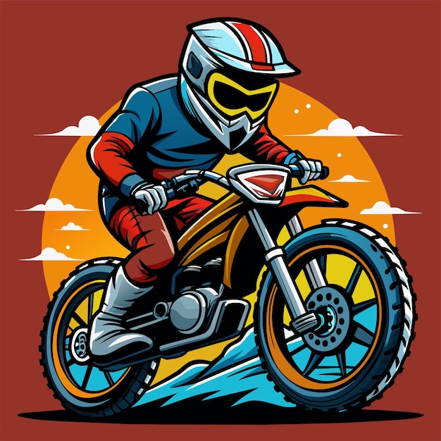 Super Bikers tshirt sticker desgin