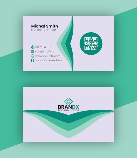 Super business card design template