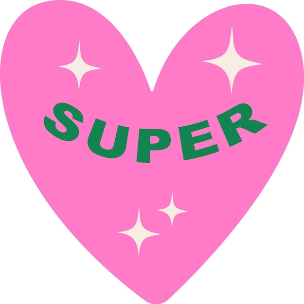 Super Heart Badge