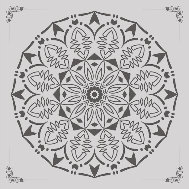 Super luxury mandala template