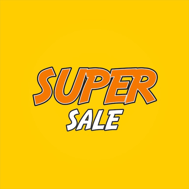 Super Sale 3D editable text effect