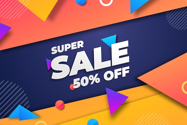 Super sale background