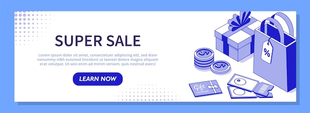 Super sale banner