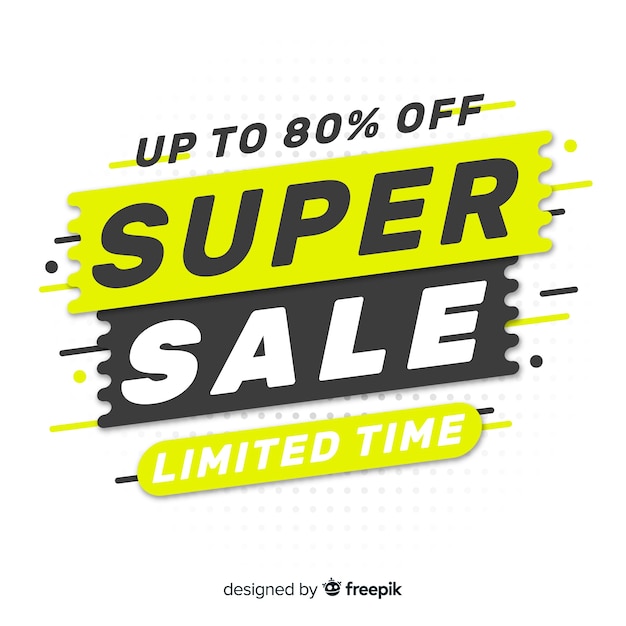 Super sale banner