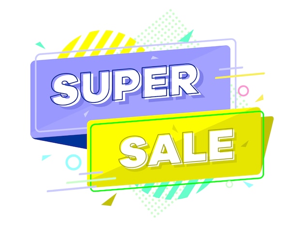 Super sale banner