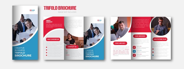 Super Sale Creative business trifold brochure template Vector Design