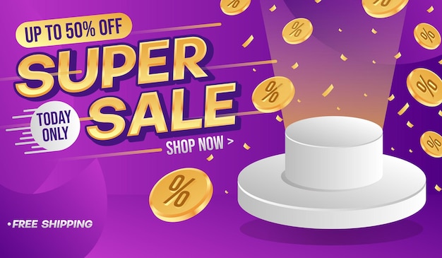 Super sale discount poster design