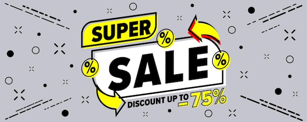 Super sale discount up to seventy five percent