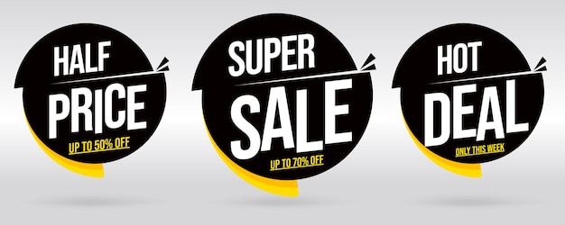 Super sale half price hot deal sticker set