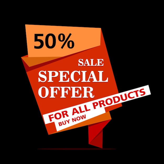 Super sale paper banner sale background big saleposter sale