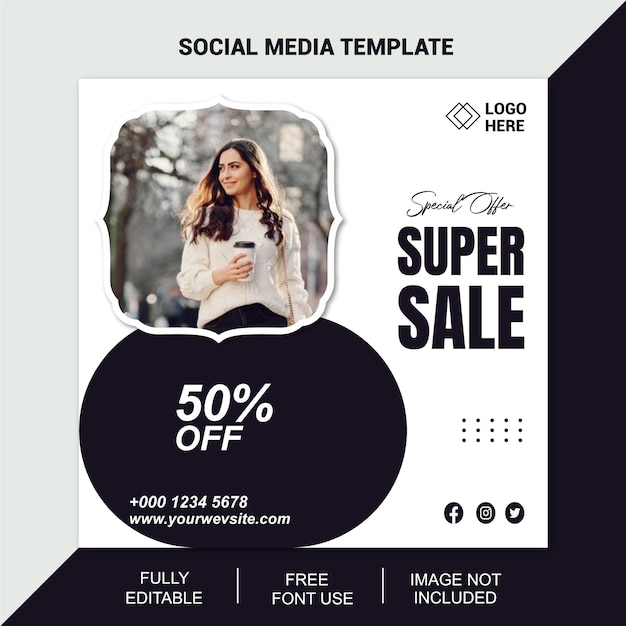 SUPER SALE SOCIAL MEDIA DESIGN