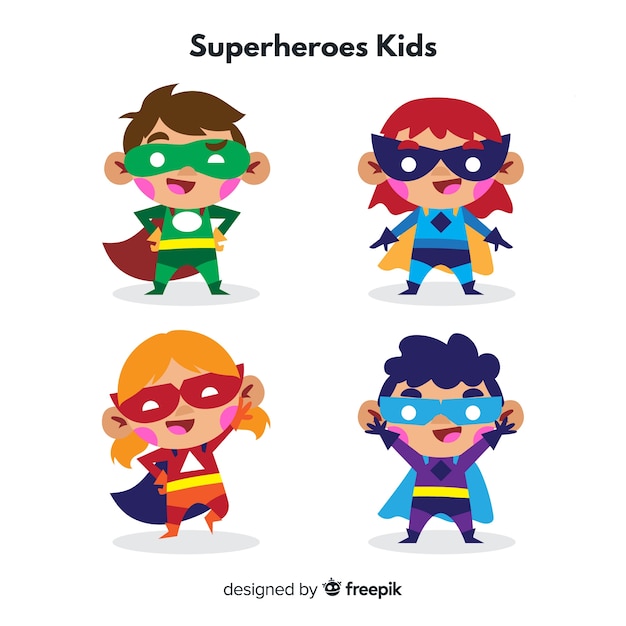 Superhero kids collection