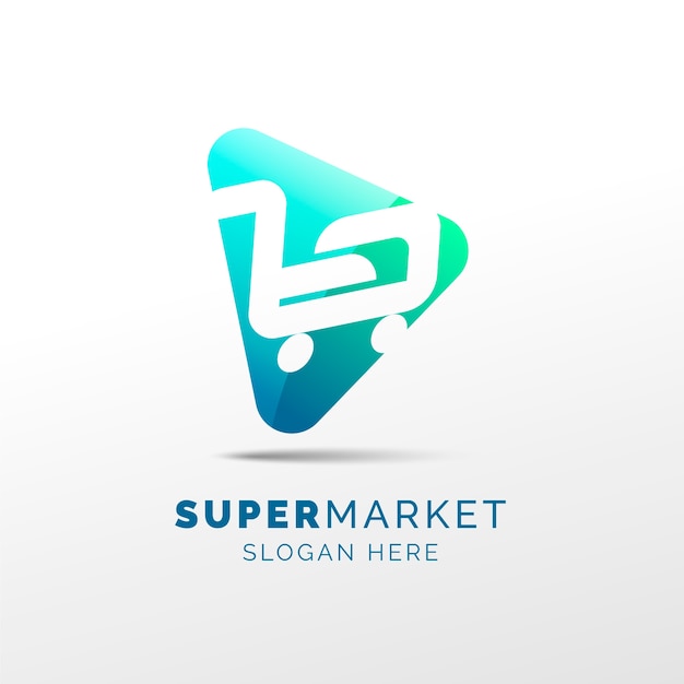 Supermarket logo concept