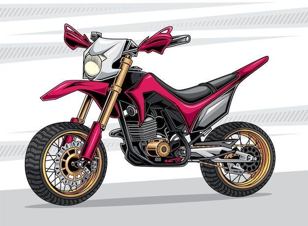 Supermoto    illustration