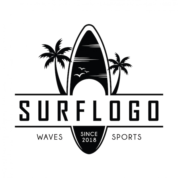 Surfing logo 