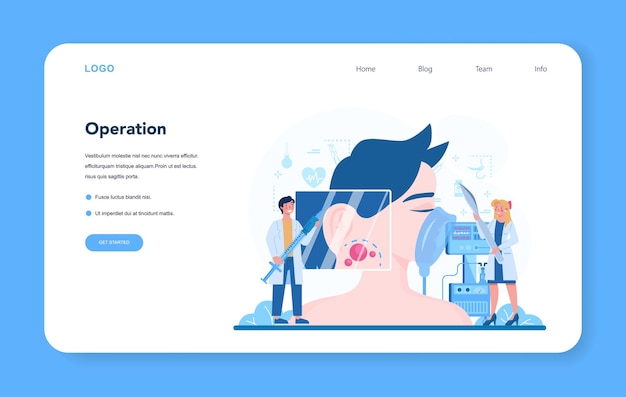 Surgeon for ears landing page