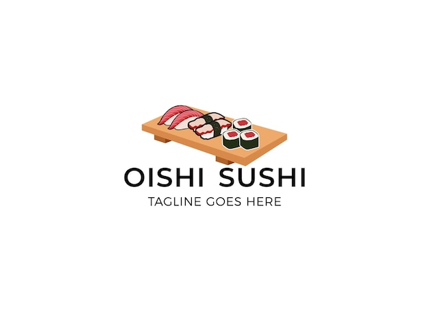 Sushi Restaurant and Japanese Food Logo Design