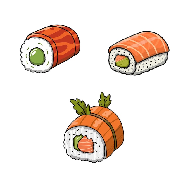 sushi vector illustration