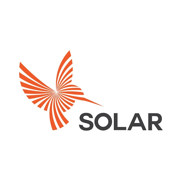 Sustainable Energy Logo Solar Power and EcoConscious