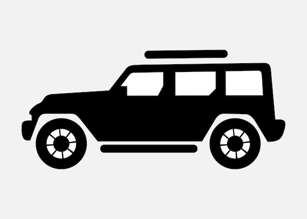 suv vector icon