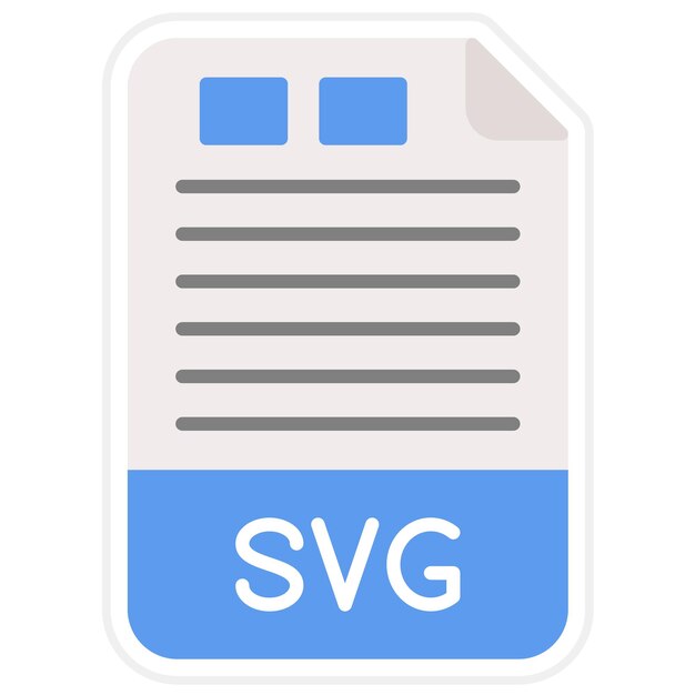 Vector svg icon vector image can be used for file formats