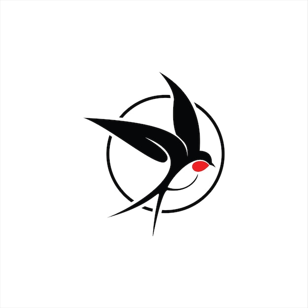 Swallow Logo Brand Flying Bird