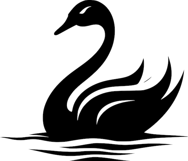 Swan High Quality Vector Logo Vector illustration ideal for Tshirt graphic