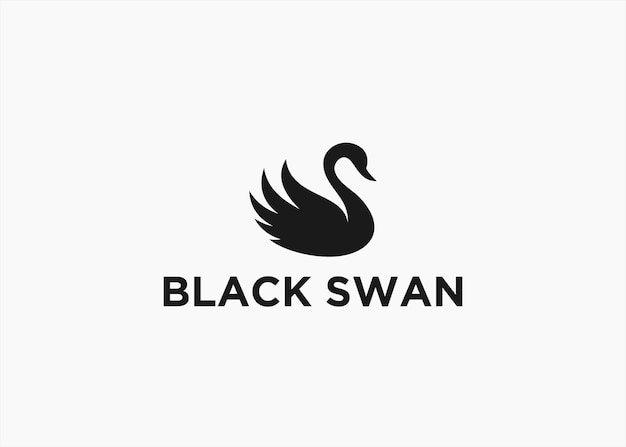 swan logo design vector illustration