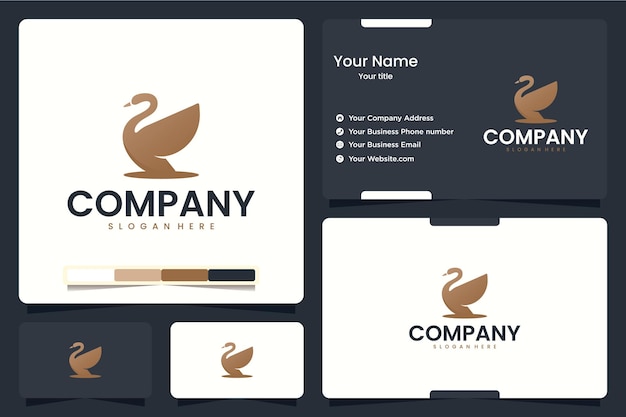 Swan ,luxury , logo design inspiration