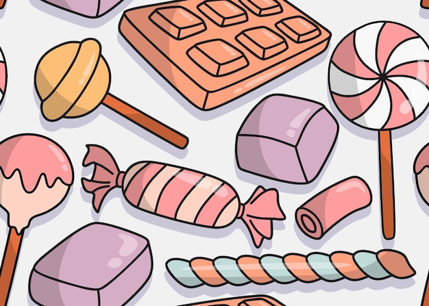 Sweet candies background