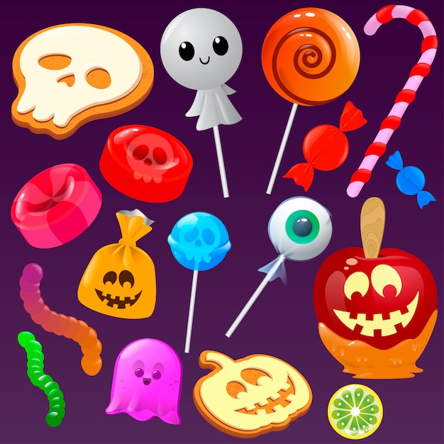 Sweet candies halloween