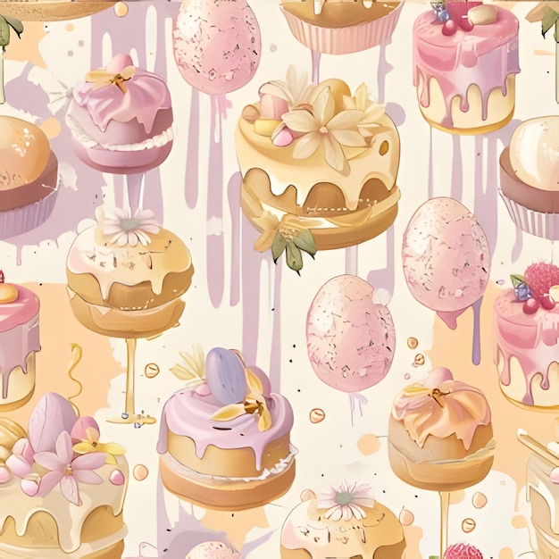 Vector sweet easter treats