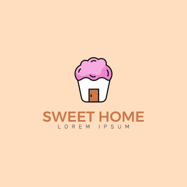 Sweet Home logo Template