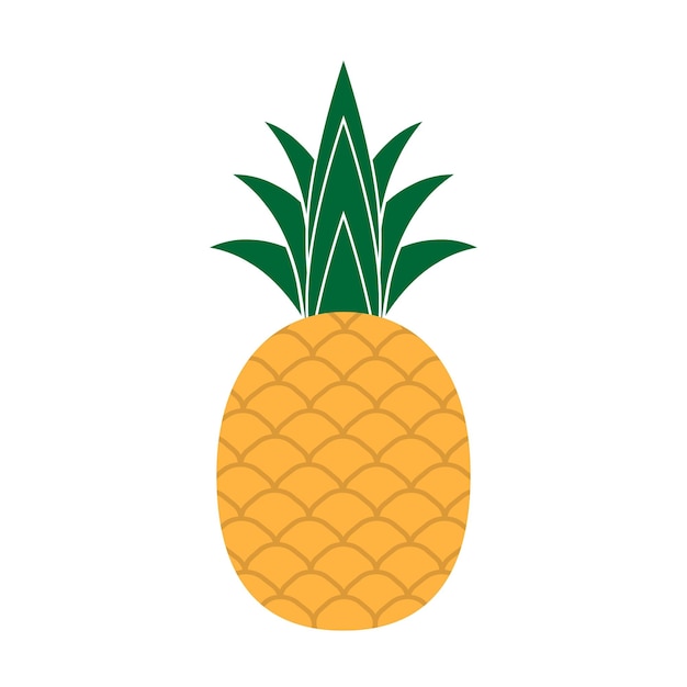 Sweet pineaple vector icon