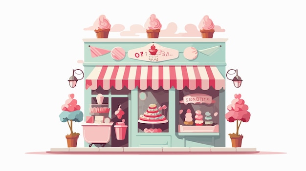 Vector sweet shop design vector illustration