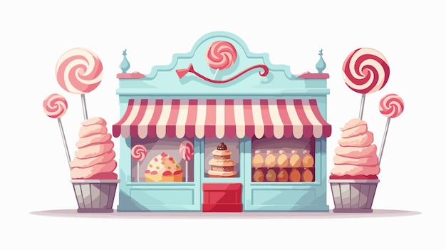 Vector sweet shop design vector illustration