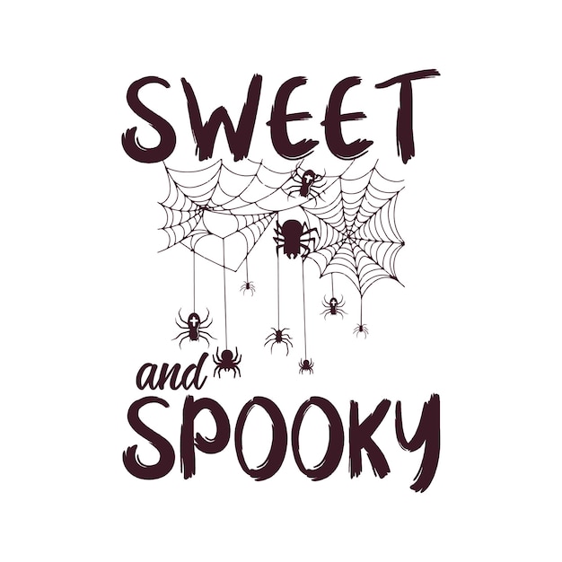 Sweet and spooky Halloween design